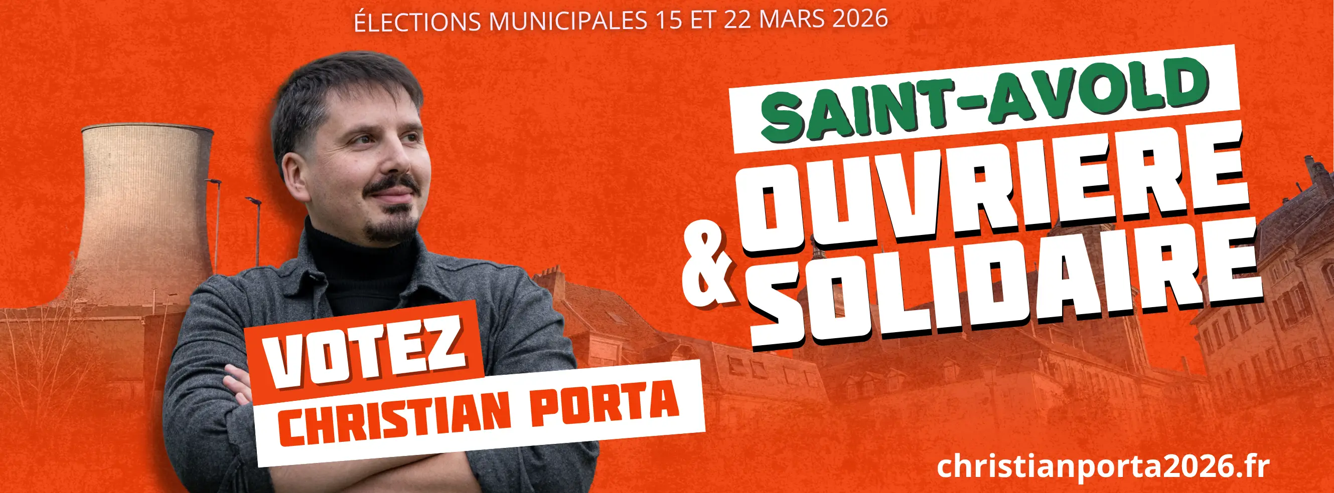 Christian Porta 2026, pour une liste ouvrière et solidaire à Saint-Avold