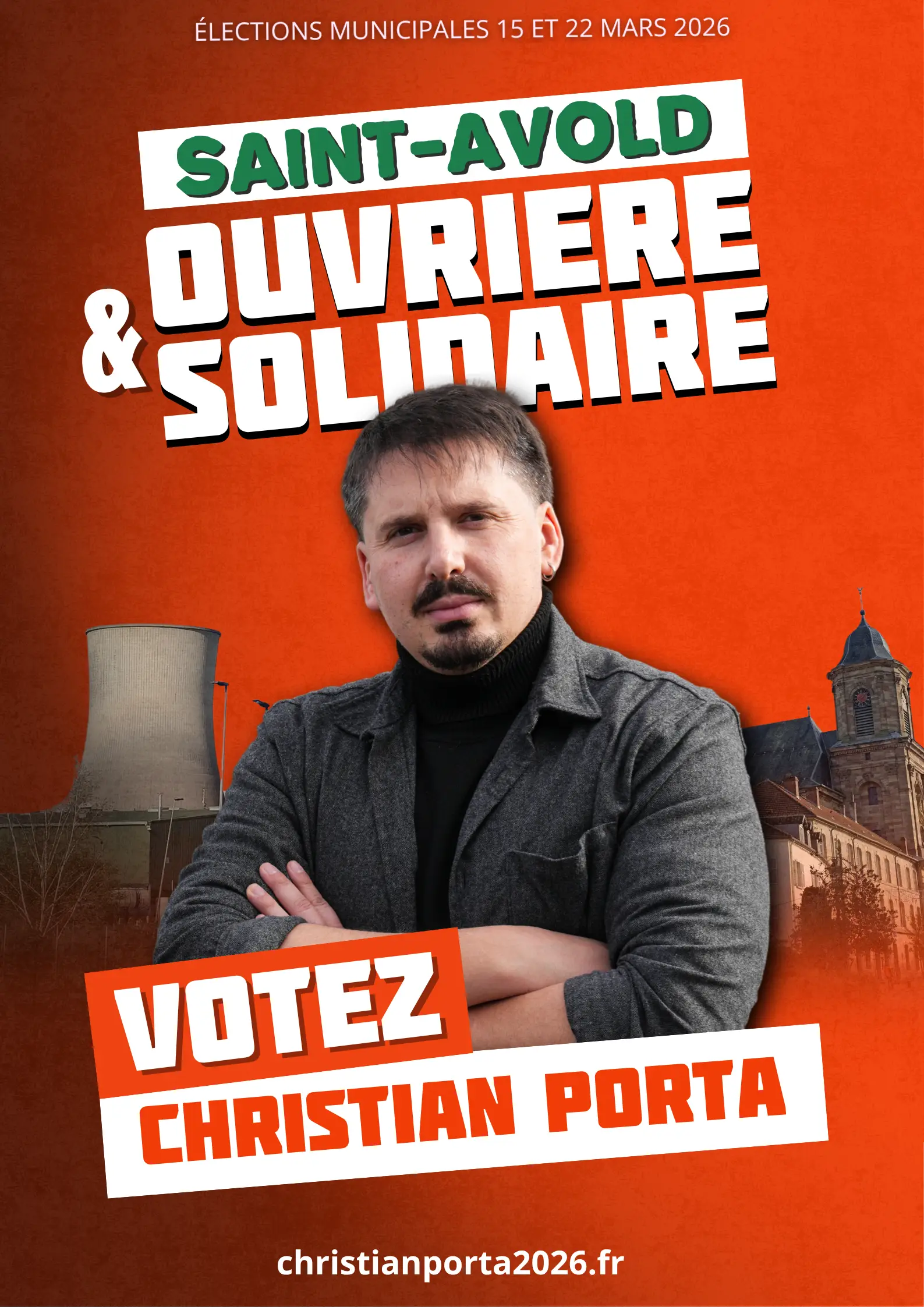 Christian Porta 2026, pour une liste ouvrière et solidaire à Saint-Avold